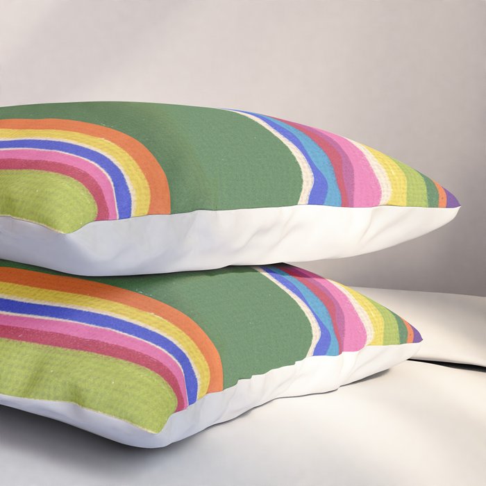 Folk abstract pattern #5 Pillow Sham Gallery Image 3