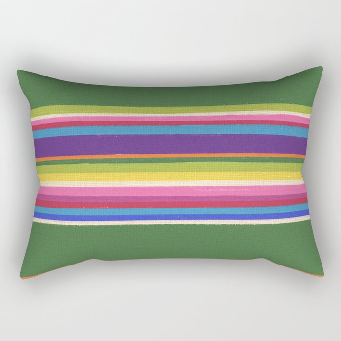 Folk abstract pattern #5 Rectangular Pillow Gallery Image 2