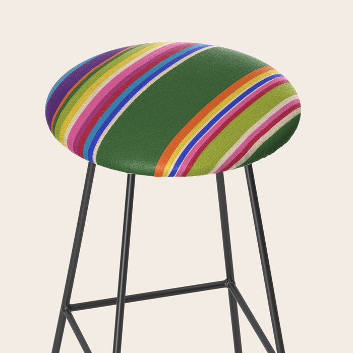 Folk abstract pattern #5 Stool Gallery Image 2