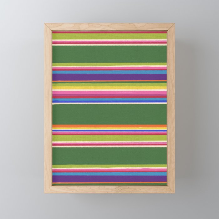 Folk abstract pattern #5 Mini Art Print Gallery Image 1