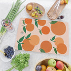 Fruit Market Print Oranges Fruit Art Orange Fruit Market Aesthetic Food Art Modern Decor Cutting Board Gallery Image 2