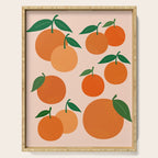 Fruit Market Print Oranges Fruit Art Orange Fruit Market Aesthetic Food Art Modern Decor Serving Tray Gallery Image 1
