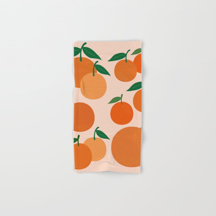 Fruit Market Print Oranges Fruit Art Orange Fruit Market Aesthetic Food Art Modern Decor Bath Towel Gallery Image 1