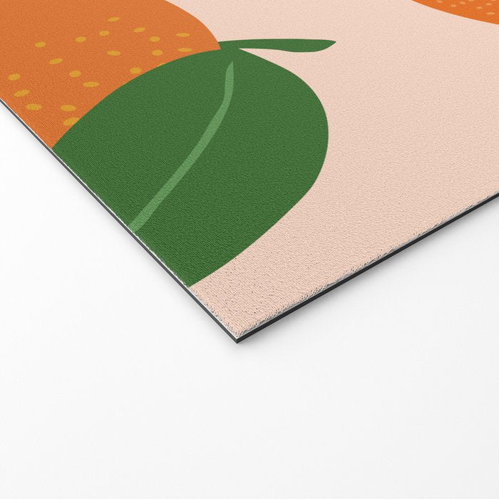 Fruit Market Print Oranges Fruit Art Orange Fruit Market Aesthetic Food Art Modern Decor Welcome Mat Gallery Image 2
