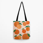 Fruit Market Print Oranges Fruit Art Orange Fruit Market Aesthetic Food Art Modern Decor Tote Bag Gallery Image 2
