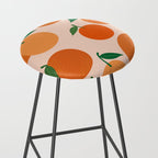 Fruit Market Print Oranges Fruit Art Orange Fruit Market Aesthetic Food Art Modern Decor Stool Gallery Image 2
