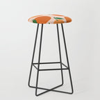 Fruit Market Print Oranges Fruit Art Orange Fruit Market Aesthetic Food Art Modern Decor Stool Gallery Image 1