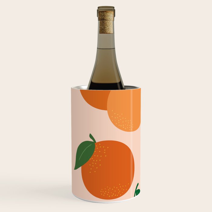 Fruit Market Print Oranges Fruit Art Orange Fruit Market Aesthetic Food Art Modern Decor Wine Chiller Gallery Image 2