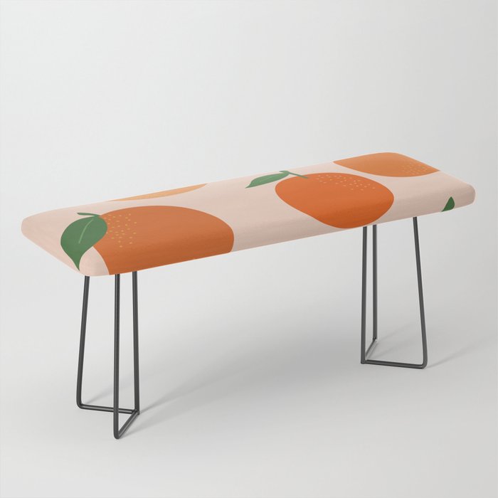 Fruit Market Print Oranges Fruit Art Orange Fruit Market Aesthetic Food Art Modern Decor Bench Gallery Image 1