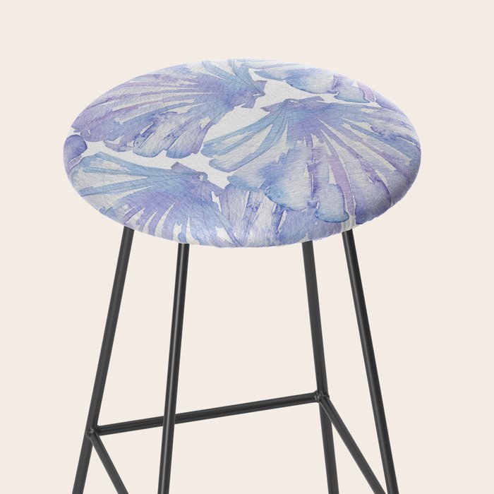 Shell Ya Later - Purple Seashell Pattern Stool Gallery Image 2