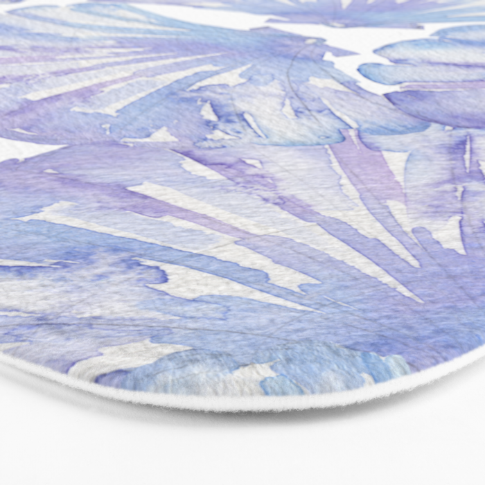 Shell Ya Later - Purple Seashell Pattern Bath Mat Gallery Image 3