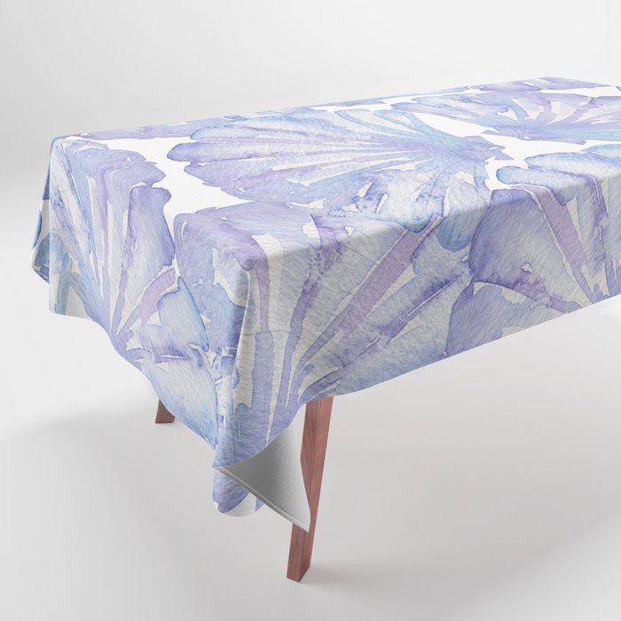 Shell Ya Later - Purple Seashell Pattern Tablecloth Gallery Image 1