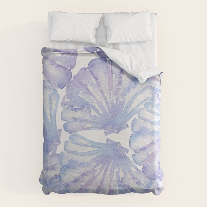 Shell Ya Later - Purple Seashell Pattern Duvet Cover Gallery Image 1