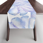Shell Ya Later - Purple Seashell Pattern Table Runner Gallery Image 1
