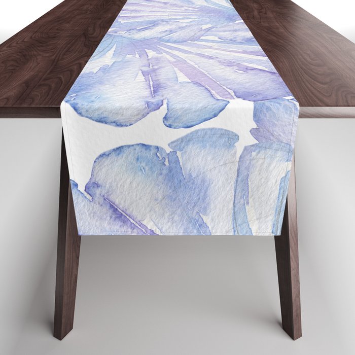 Shell Ya Later - Purple Seashell Pattern Table Runner Gallery Image 1