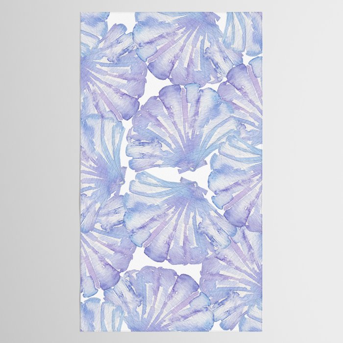Shell Ya Later - Purple Seashell Pattern Tablecloth Gallery Image 2