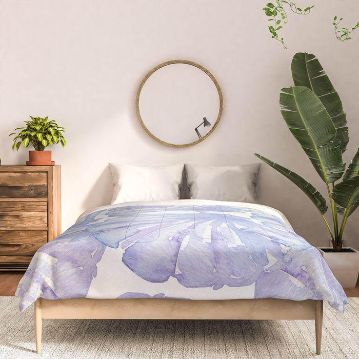 Shell Ya Later - Purple Seashell Pattern Comforter Gallery Image 3