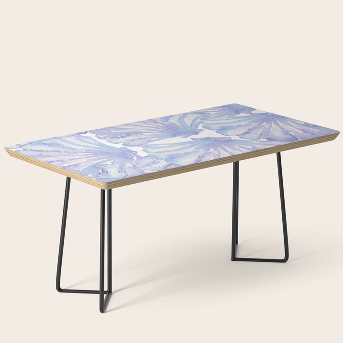 Shell Ya Later - Purple Seashell Pattern Coffee Table Gallery Image 1