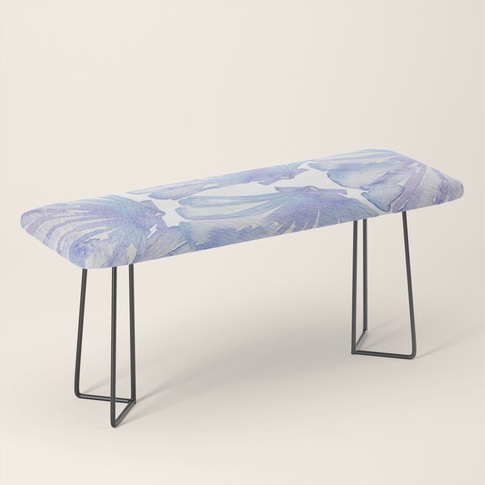 Shell Ya Later - Purple Seashell Pattern Bench Gallery Image 1