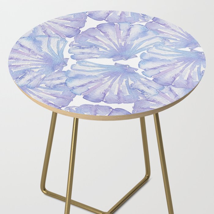 Shell Ya Later - Purple Seashell Pattern Side Table Gallery Image 2