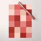 Bold Colorful Checks Pattern - Large X Wrapping Paper Gallery Image 1