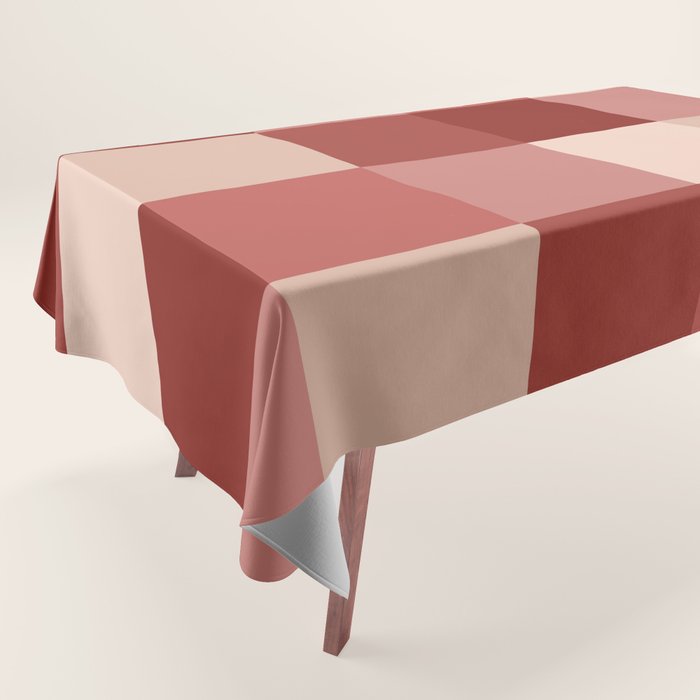 Bold Colorful Checks Pattern - Large X Tablecloth Gallery Image 1