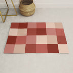 Bold Colorful Checks Pattern - Large X Rug Gallery Image 1