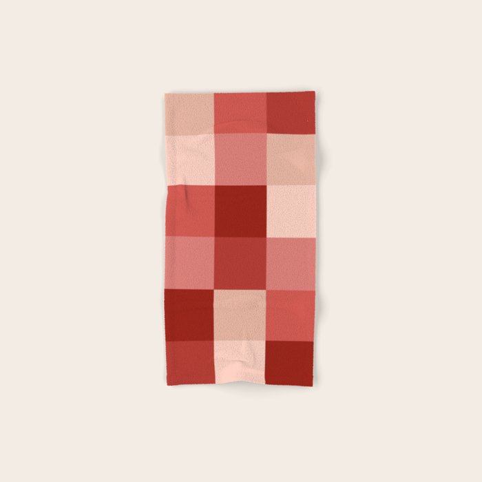 Bold Colorful Checks Pattern - Large X Bath Towel Gallery Image 1