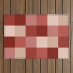 Bold Colorful Checks Pattern - Large X Outdoor Rug Gallery Image 1