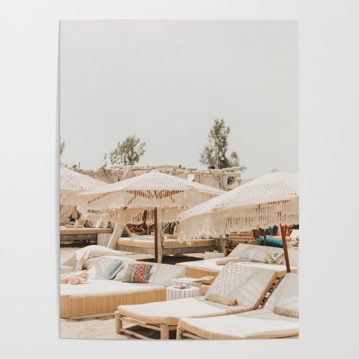 Saint-Tropez Beach Club Summer vibes | dreamy French Riviera Photography Poster Gallery Image 1