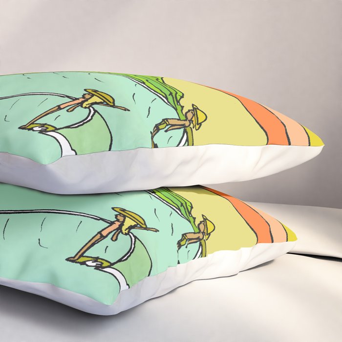 Surf Paradise Rainbow of Happiness Pillow Sham Gallery Image 3