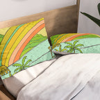 Surf Paradise Rainbow of Happiness Pillow Sham Gallery Image 2