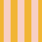 Simple Contemporary Stripe Pattern in Blush Pink and Yellow Orange Coffee Mug Gallery Image 2