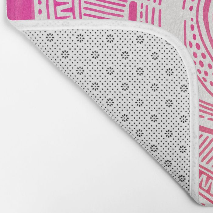 Ponderosa Pine - Pink OmbrÃ© Palette Bath Mat Gallery Image 2