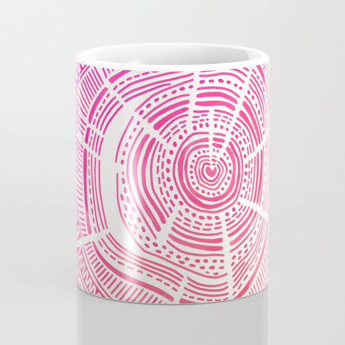 Ponderosa Pine - Pink OmbrÃ© Palette Coffee Mug Gallery Image 4