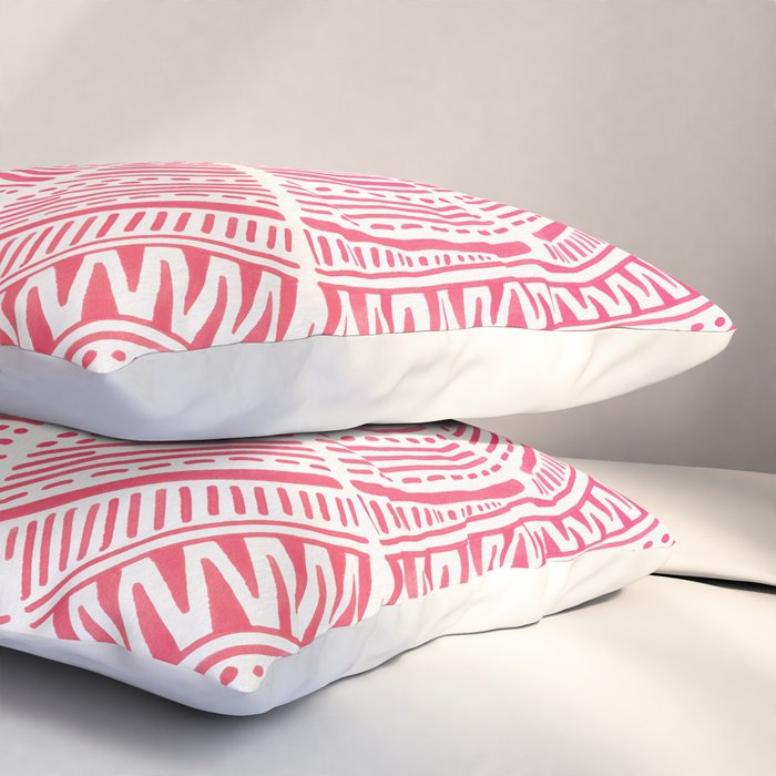 Ponderosa Pine - Pink OmbrÃ© Palette Pillow Sham Gallery Image 3