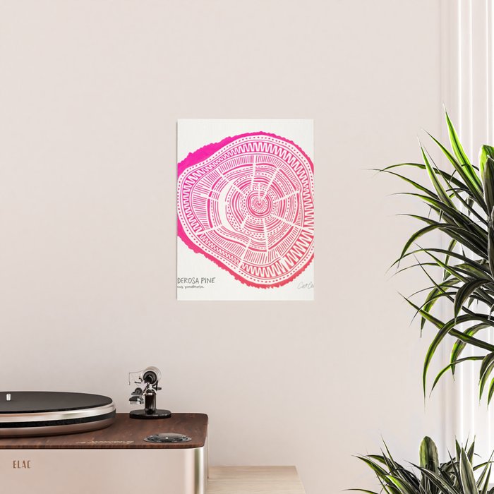 Ponderosa Pine - Pink OmbrÃ© Palette Poster Gallery Image 2