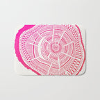 Ponderosa Pine - Pink OmbrÃ© Palette Bath Mat Gallery Image 1