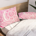 Ponderosa Pine - Pink OmbrÃ© Palette Pillow Sham Gallery Image 2