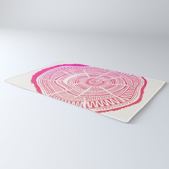 Ponderosa Pine - Pink OmbrÃ© Palette Rug Gallery Image 3