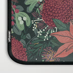 Wild Flowers Winter Bouquet (Enchanting Hidden Monsters in Dark Floral) Laptop Sleeve Gallery Image 3