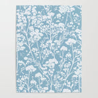 Sky Meadow Blue in Floral Poster Gallery Image 4