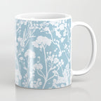 Sky Meadow Blue in Floral Coffee Mug Gallery Image 1