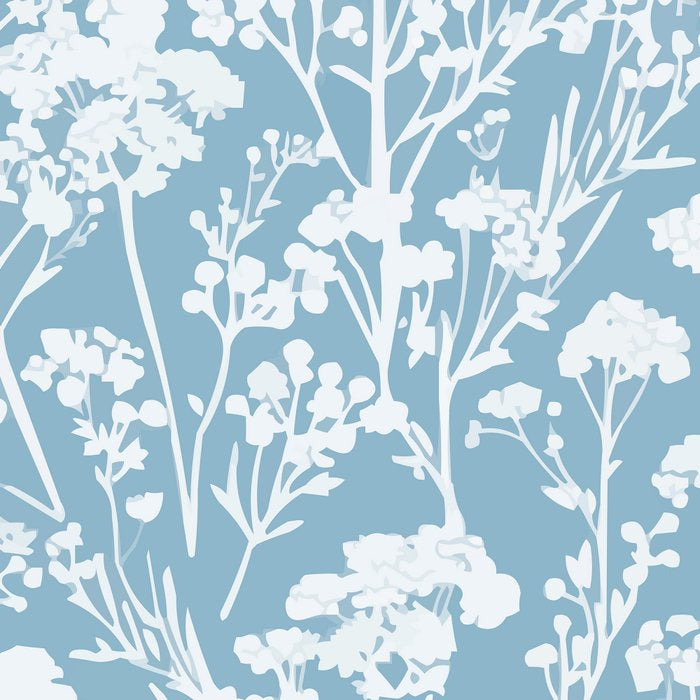 Sky Meadow Blue in Floral Coffee Mug Gallery Image 2
