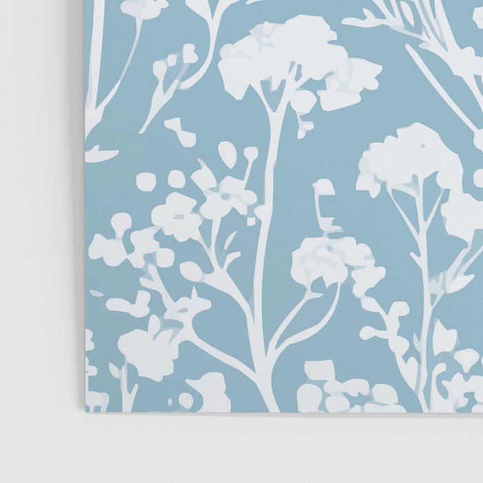 Sky Meadow Blue in Floral Poster Gallery Image 3