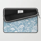 Sky Meadow Blue in Floral Laptop Sleeve Gallery Image 2