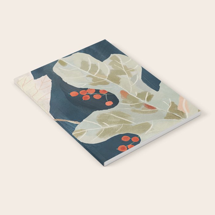 Abstract Art Autumn Leaves Notebook Gallery Image 2