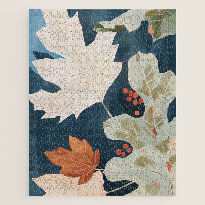 Abstract Art Autumn Leaves Jigsaw Puzzle Gallery Image 1