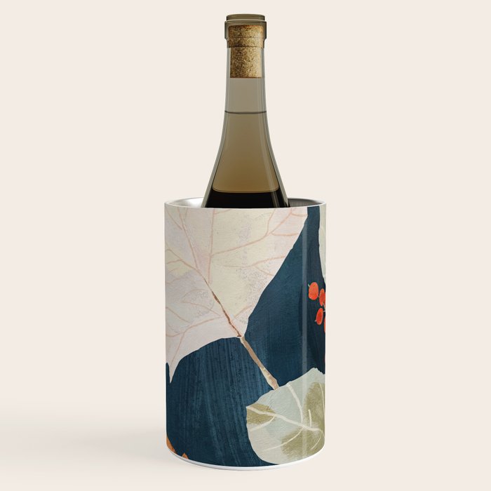 Abstract Art Autumn Leaves Wine Chiller Gallery Image 1