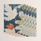 Abstract Art Autumn Leaves Wrapping Paper Gallery Image 3